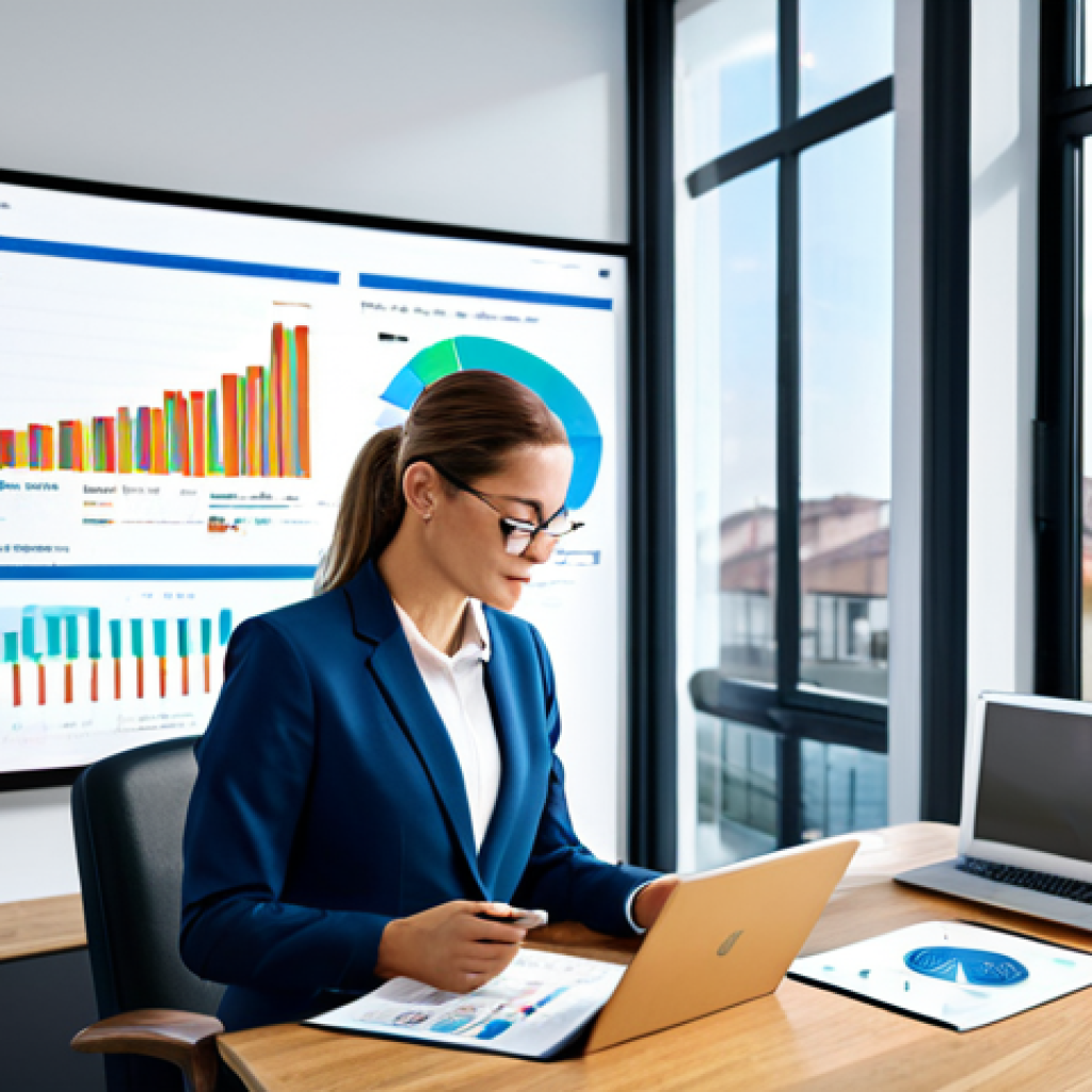 Modern Real Estate Valuation**

"A bright, modern office setting. A professional female real estate appraiser, fully clothed in a business suit, is reviewing a property report on a tablet. In the background, a large screen displays a 3D model of a house and charts illustrating market trends. The scene includes elements like a drone on a charging dock and a blockchain-secured document icon. Safe for work, appropriate content, perfect anatomy, natural proportions, professional, modest, family-friendly, high-quality rendering."

**