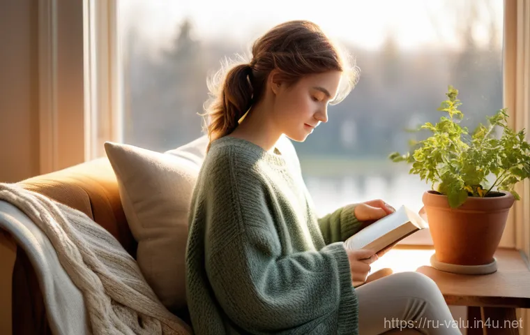 감정평가사의 수수료 체계 분석 - **A young woman in a cozy, sunlit reading nook.** She is in her late teens, with soft, slightly wavy...