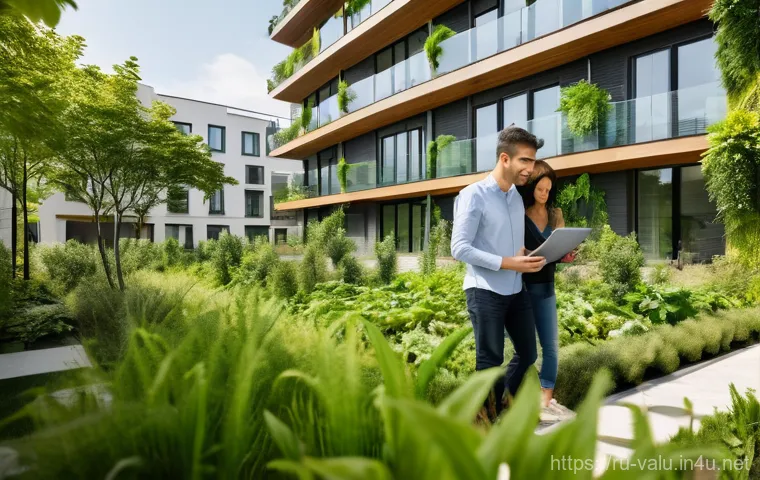 감정평가사와 관련된 해외 사례 - A vibrant, detailed illustration depicting various global architectural styles harmoniously coexisti...