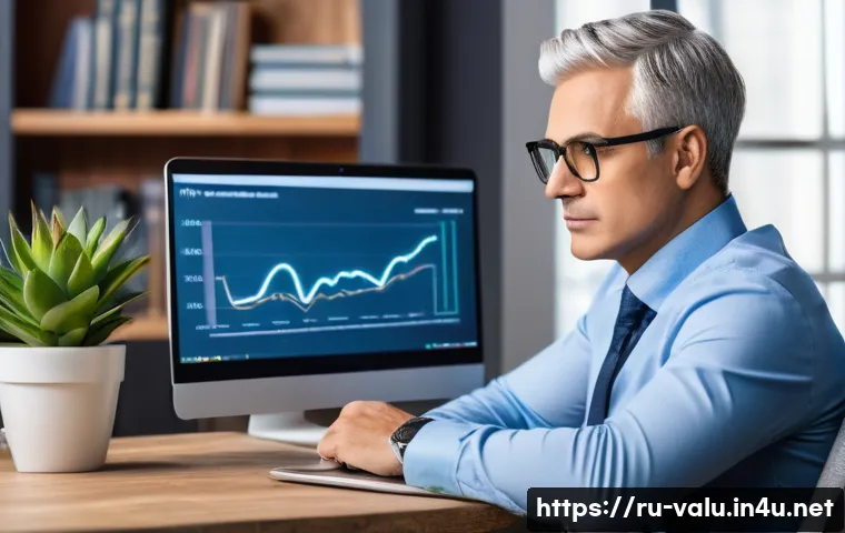 감정평가사의 산업 내 경력 개발 사례 - A professional real estate appraiser attending an online webinar on a modern laptop in a cozy home o...