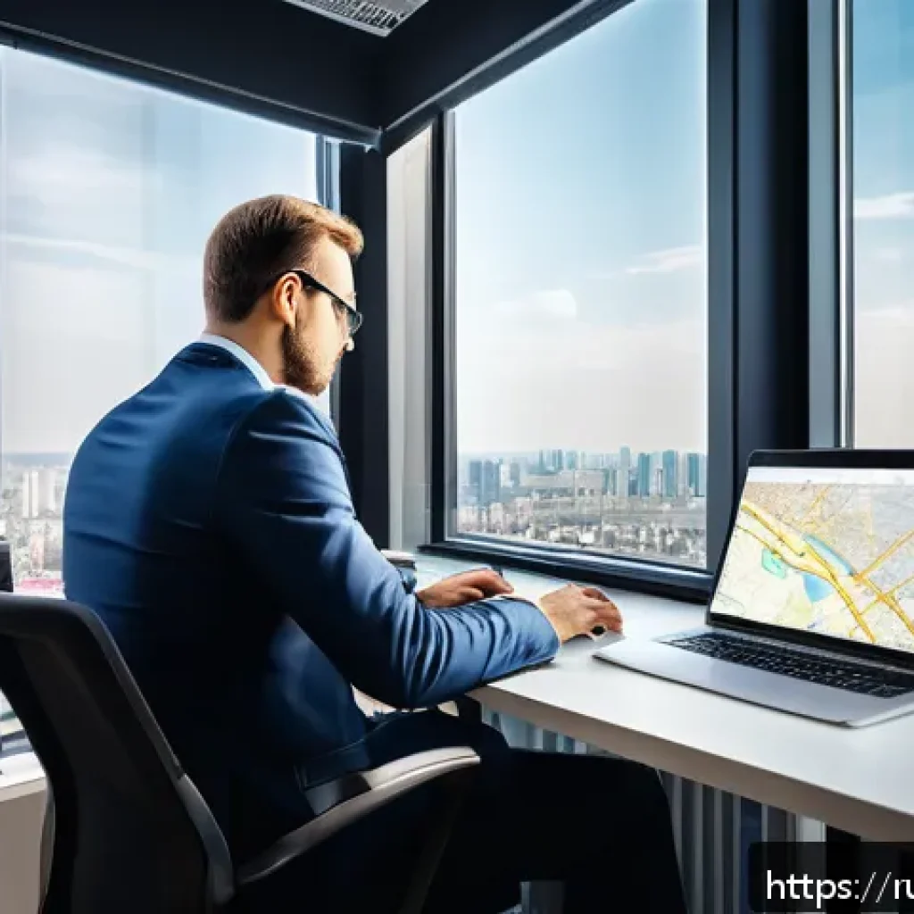감정평가사의 연봉 및 복지 비교 - A professional real estate appraiser at work in a modern Moscow office, wearing business attire and ...